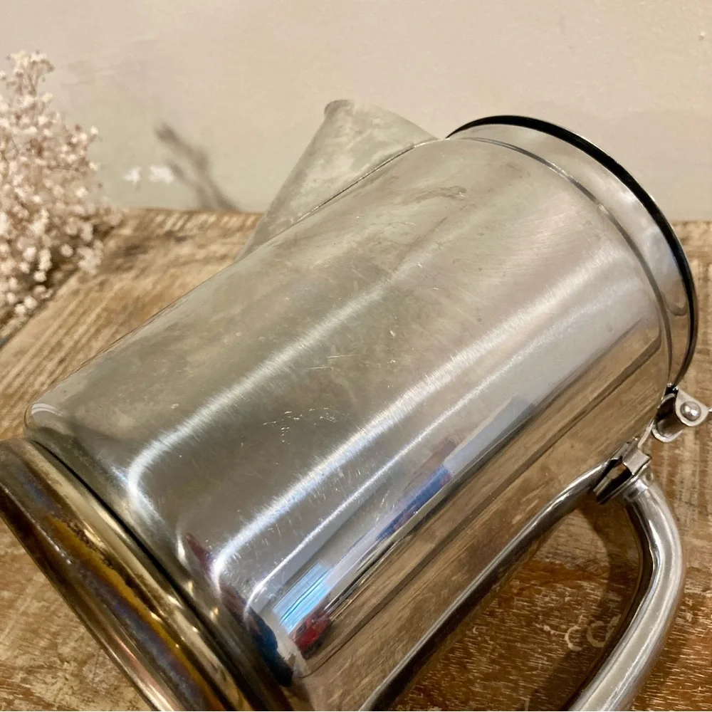 Vintage Delco Stainless Steel Coffee & Tea Pot or Pitcher Made in Japan MCM